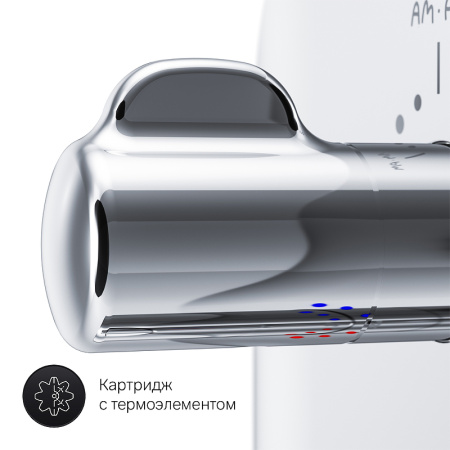 Смеситель для душа AM.PM Sensation F3075600 с термостатом Хром