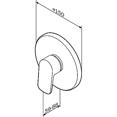 Смеситель для душа AM.PM Spirit F7075000 Хром