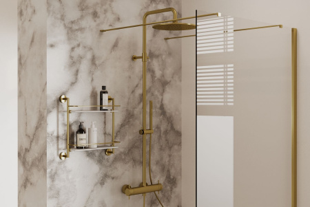 Душевая стойка Allen Brau Fantasy 5.11001-GB золото Душевая стойка Allen Brau Fantasy 5.11001-GB золото