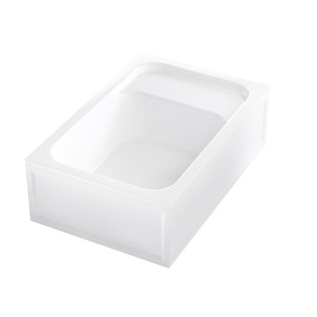 Поддон для душа RGW BC/L /Прямоуг Ø90  (с сиденьем )/90*120*28 h 42 (сифон приобретается отдельно)