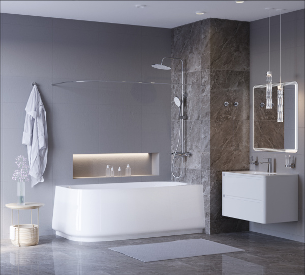 Ванна CEZARES LUX CZR-LUX-CORNER-165-80-58-R