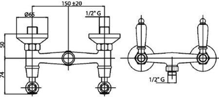 Смеситель Cezares Diamond DIAMOND-D-01-Sw Смеситель Cezares Diamond DIAMOND-D-01-Sw