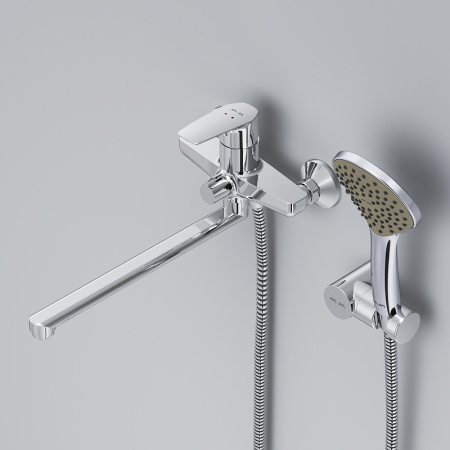 Смеситель для ванны AM.PM Gem F90A95000 универсальный Хром