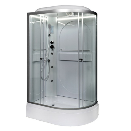 Душевая кабина DTO L 520 L LED+GM 120x80 с гидромассажем