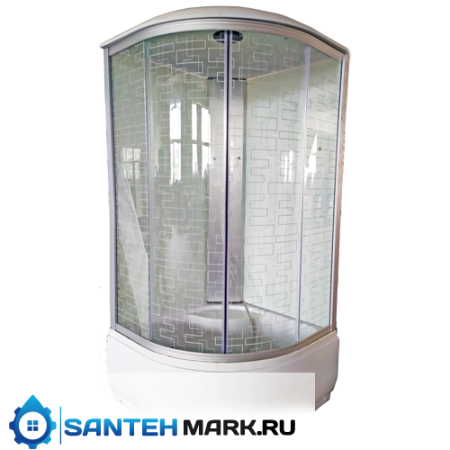 Душевая кабина Aquapulse 4103D square white Душевая кабина Aquapulse 4103D square white
