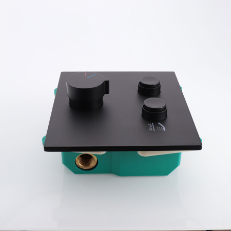 Смеситель для душа Vincea VSCV-421MB двухфункциональный, черный