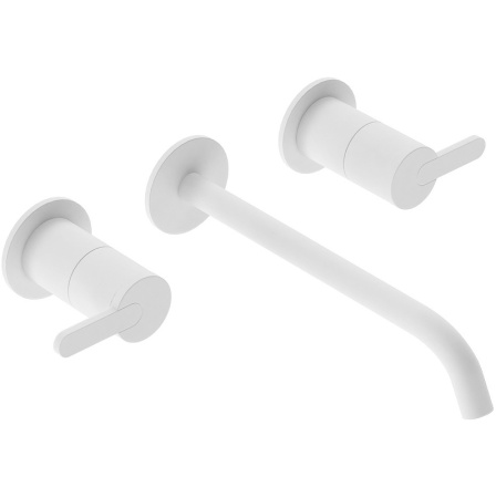 Смеситель для раковины Cezares Leaf LEAF-BLI3L-BIO Белый матовый