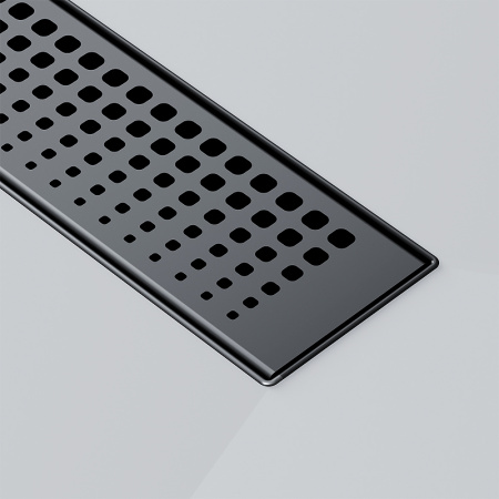 Трап для душа Am.Pm MasterFlow 40 W01SC-P11-040-01BM с Черной матовой решеткой Cut Gradient