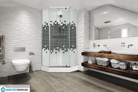 Душевая кабина Ceruttispa Chika без крыши Душевая кабина Ceruttispa Chika без крыши