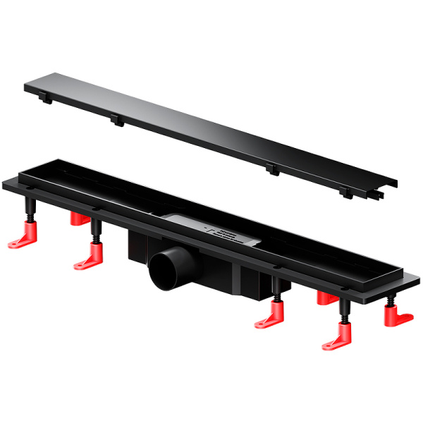 Трап для душа Am.Pm PrimeFlow 60 W02SC-U11-060-04BM с Черной матовой решеткой / под плитку Tile