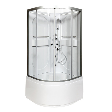 Душевая кабина DTO L 610 N LED+GM 100x100 с гидромассажем
