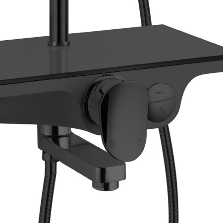 Душевая система WeltWasser WW DP 1020 BL 10000003186 Черная Душевая система WeltWasser WW DP 1020 BL 10000003186 Черная