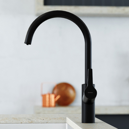 Смеситель для кухонной мойки Damixa Eclipse 310721300 Черный матовый