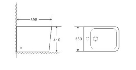 Биде WeltWasser GELBACH 003 MT-BL черный матовый Биде WeltWasser GELBACH 003 MT-BL черный матовый