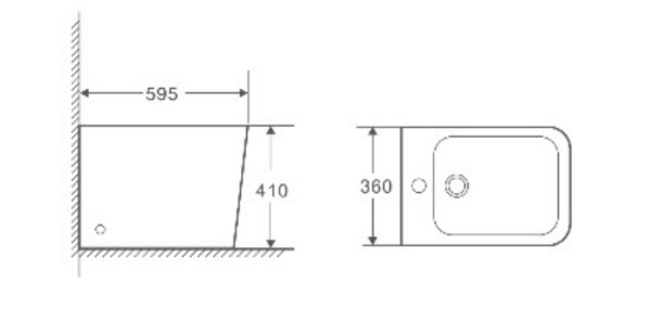Биде WeltWasser GELBACH 003 MT-BL черный матовый Биде WeltWasser GELBACH 003 MT-BL черный матовый
