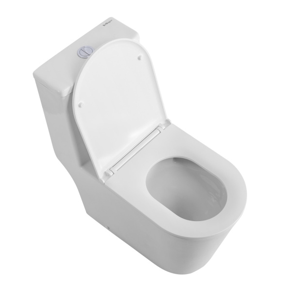 Унитаз BelBagno TRE-TOR BB673CP-MN-TOR/SC со смывом "Торнадо", с сиденьем дюропласт soft close, P-trap