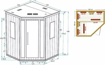 Сауна Mountfield Salome