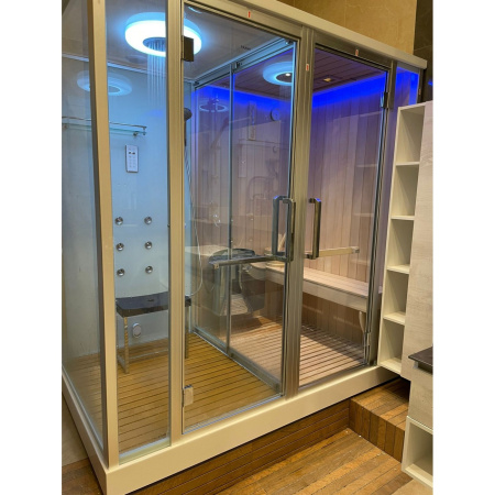 Душевая кабина с сауной Frank F-918 R 180x130
