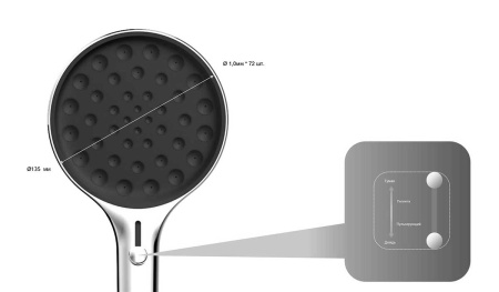 Душевой гарнитур Vincea Inspire VSFW-3I21MT3MB встраиваемый, термостатический, двухрежимный, черный Душевой гарнитур Vincea Inspire VSFW-3I21MT3MB встраиваемый, термостатический, двухрежимный, черный