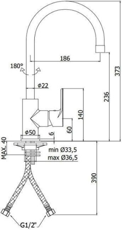 Смеситель Paffoni Green GR180CR Смеситель Paffoni Green GR180CR