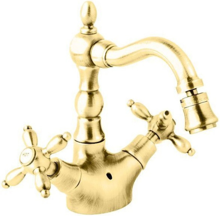 Смеситель для биде Cezares Atlantis Nostalgia ATLANTIS-NOSTALGIA-BS2-03/24 с донным клапаном