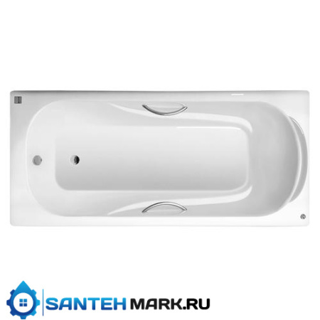 Чугунная ванна Byon Christa 180х80 с ручками