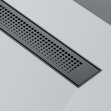 Трап для душа Am.Pm PrimeFlow 60 W02SC-P11-060-01BM с Черной матовой решеткой Cut Gradient