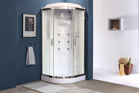 Душевая кабина Royal Bath 90HK2-M-CH (матовое) 90x90x217