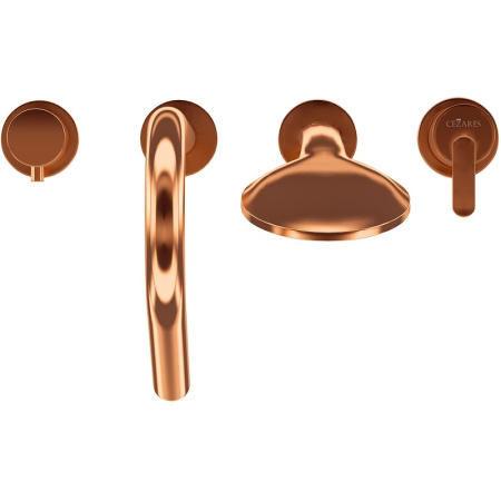 Смеситель для ванны Cezares Leaf LEAF-BVDM4-SS Sunset