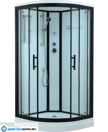 Душевая кабина Timo Standart T-6609 Black 90x90