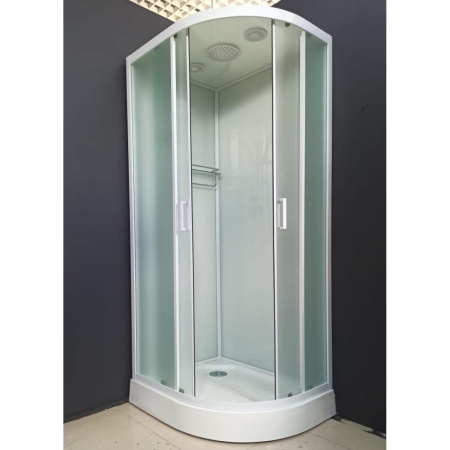 Душевая кабина Frank F418L White 100x80 без крыши Душевая кабина Frank F418L White 100x80 без крыши