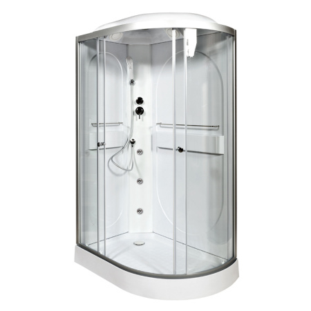 Душевая кабина DTO L 602 L GM 120x80 с гидромассажем