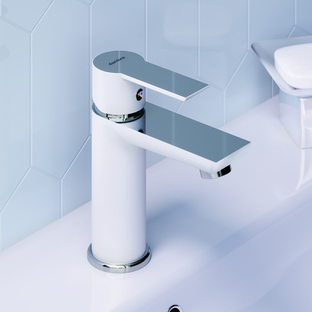 Смеситель для раковины Damixa Origin Elegance 840210000 Хром Белый