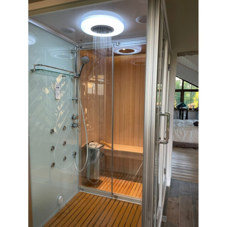 Душевая кабина с сауной Frank F-918 R 180x130
