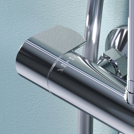 Душевая система AM.PM X-Joy F0785A500 с термостатом Хром