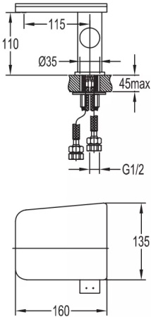 Смеситель для раковины Cezares Cascado CASCADO-F-LS-01-W0 Смеситель для раковины Cezares Cascado CASCADO-F-LS-01-W0
