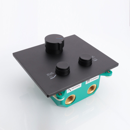 Смеситель для душа Vincea VSCV-421MB двухфункциональный, черный