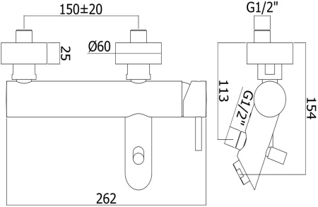 Смеситель Paffoni Light LIG023BO