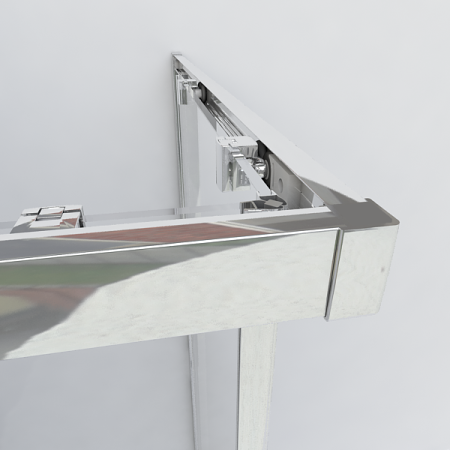 Душевой уголок Vincea Garda VSS-1G900CLGM, 900*900, вороненая сталь, стекло прозрачное