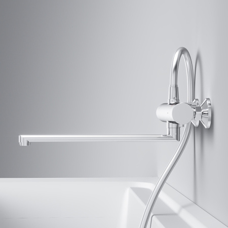 Смеситель Am.Pm X-Joy F85A50900 универсальный с термостатом Хром Смеситель Am.Pm X-Joy F85A50900 универсальный с термостатом Хром