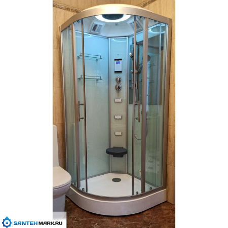 Душевая кабина Frank F-606 100x100 с баней Душевая кабина Frank F-606 100x100 с баней