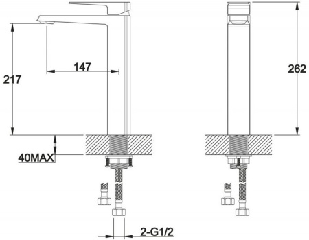 Смеситель для раковины BelBagno Arlie ARL-LMC-CRM Смеситель для раковины BelBagno Arlie ARL-LMC-CRM
