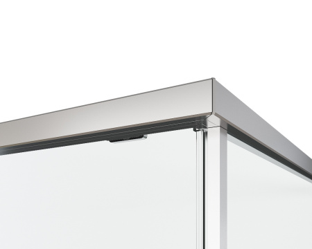 Душевой уголок Vincea Ultima VSR-7UL9012CLGM, 1200*900, вороненая сталь, стекло прозрачное