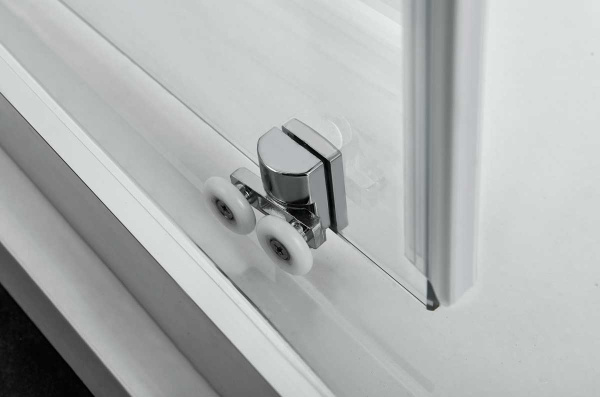 Душевая дверь в нишу Vincea Alpha VDS-3AL2160MT, 1600, хром, стекло текстурное