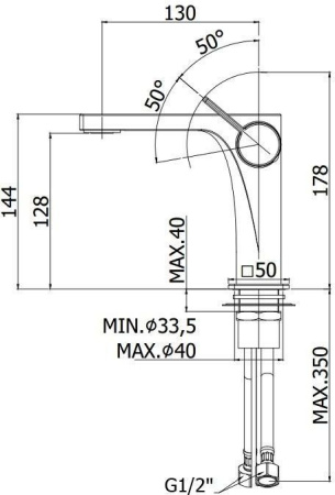 Смеситель Paffoni Rock RO071ST Смеситель Paffoni Rock RO071ST