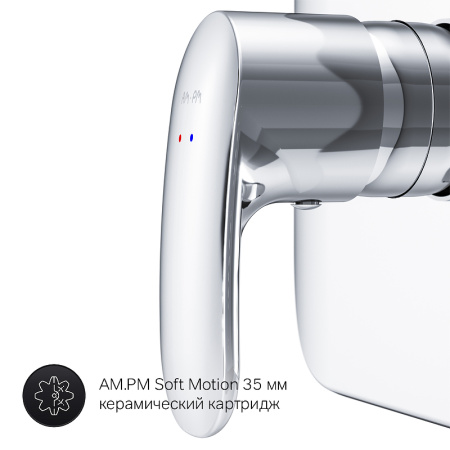 Смеситель для душа AM.PM Sensation F3075000 хром