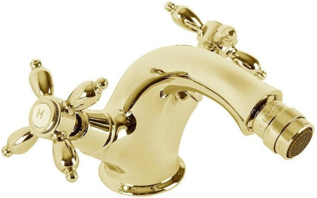 Смеситель для биде Cezares Nostalgia NOSTALGIA-BS1-03/24 с донным клапаном