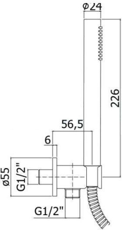Смеситель Paffoni Green 5 в 1 (сет 9) (с внутренней частью) Смеситель Paffoni Green 5 в 1 (сет 9) (с внутренней частью)