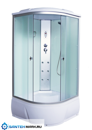 Душевая кабина Aquacubic 3103B fabric white 100х100