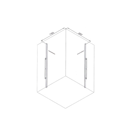 Душевой уголок Ceruttispa Victoria120B без поддона